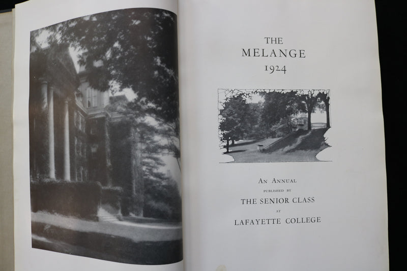 1924 THE MELANGE LAFAYETTE COLLEGE YEARBOOK - EASTON, PENNSYLVANIA - YB 3499
