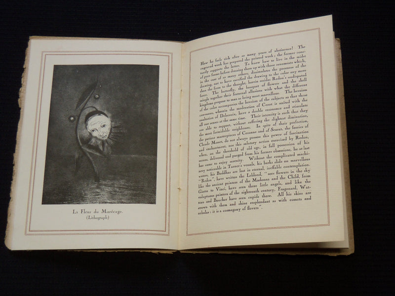 1928 ODILON REDON EXHIBITION OF PAINTINGS CATALOGUE - J 8103