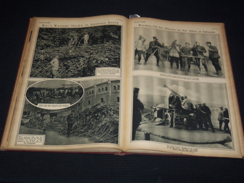 1916 PHOTOGRAPHIC HISTORY OF GREAT EUROPEAN WAR IN GRAVURE VOLUME - KD 4675A