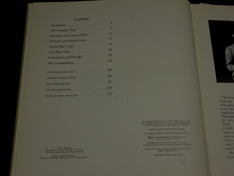 1979 COROT DISCOVERING THE NINETEENTH CENTURY BOOK BY JEAN LEYMARIE - R 710B