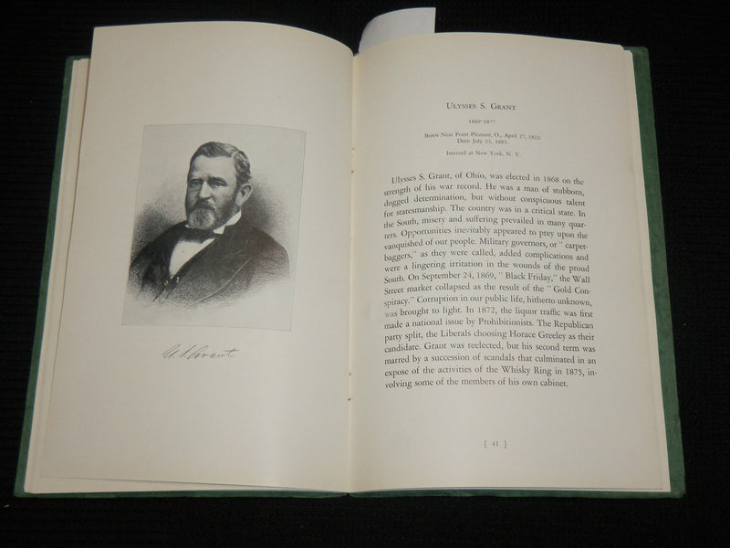 1932 THIRTY ONE PRESIDENTS SOFTCOVER BOOK - EDWARD JEROME VOGELER - J 7077
