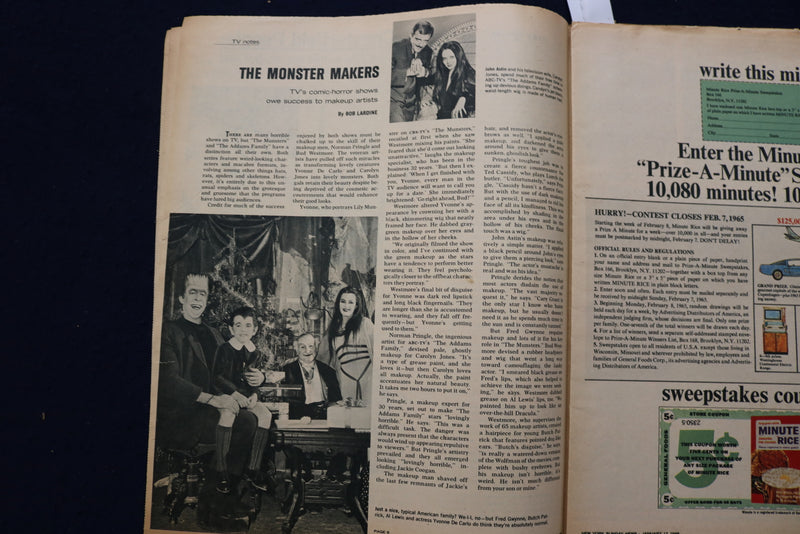 1965 JAN 17 SUNDAY NEWS COLOROTO MAGAZINE - FIRST FAMILY - ALCINDOR - E 23212