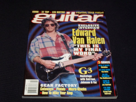 1997 JANUARY GUITAR MAGAZINE - EDWARD VAN HALEN FRONT COVER - E 264