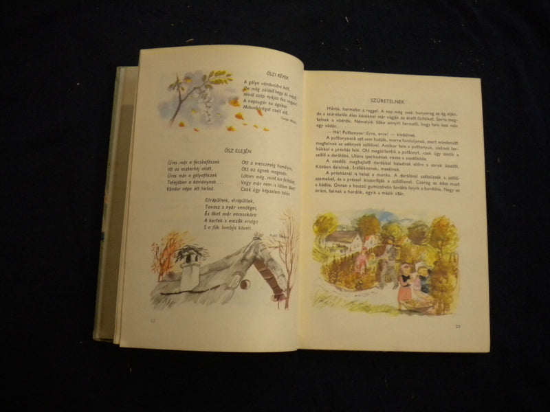 1959 OLVASOKONYV HARDCOVER BOOK - TANKONYVKIADO - HUNGARIAN TEXT - KD 8079