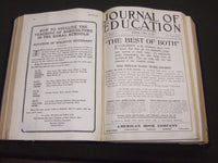1917 JANUARY-DECEMBER JOURNAL OF EDUCATION BOUND VOLUME - COMPLETE YEAR - R 889