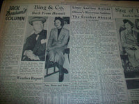 1936 OCTOBER 9 SAN FRANCISCO CHRONICLE NEWSPAPER SECTION OHIOAN ASHORE - NP 841