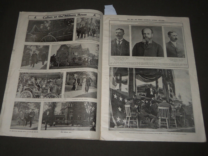 1901 SEPTEMBER 14 THE MAIL AND EXPRESS MAGAZINE - PRESIDETN MCKINLEY - NP 2921