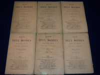 1916-1917 REVUE DES DEUX MONDES FRENCH MAGAZINE LOT OF 6 ISSUES - WR 815