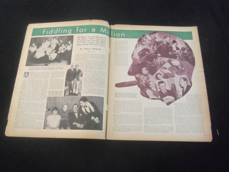 1935 OCTOBER 12 RADIO GUIDE MAGAZINE - LORETTA LEE ILLUSTRATED COVER - SP 9517C