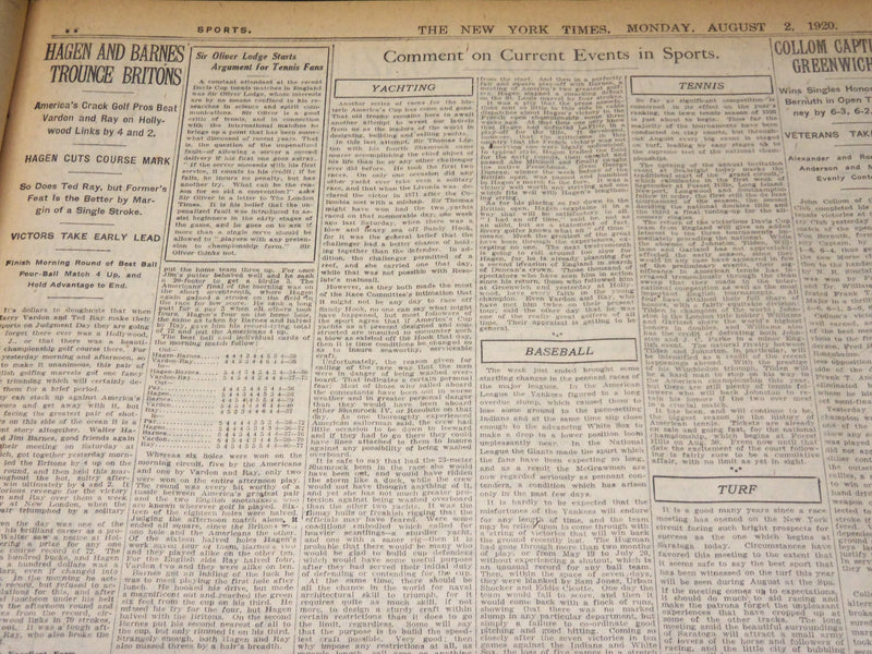 1920 AUGUST 2 NEW YORK TIMES - RED ARMY 75 MILES FROM WARSAW - NT 8547