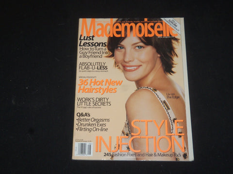 1999 AUGUST MADEMOISELLE MAGAZINE - LIV TYLER - SP 6095