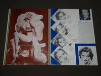 1937 THE HOLLYWOOD CABARET RESTAURANT PROGRAM - GREAT PHOTOS - J 3443