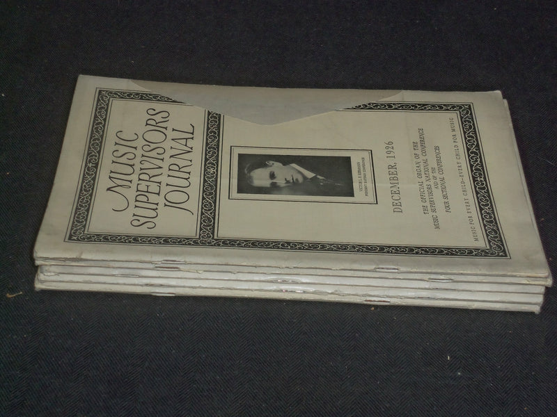 1926-1930 MUSIC SUPERVISORS JOURNAL - LOT OF 5 - O 2440N