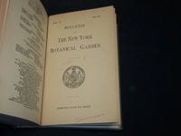 1901-1921 NEW YORK BOTANICAL GARDEN BULLETIN BOUND VOLUME LOT OF 9 - KD 5K