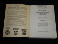 1992 CHRYSLER VAN/WAGON FWD & AWD SERVICE MANUAL - 25 SECTIONS - R 703S