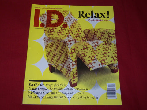 2004 MARCH/APRIL I-D MAGAZINE - THE HEALTH ISSUE - OBESITY - RC 553