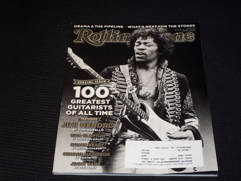 2011 DECEMBER 8 ROLLING STONE MAGAZINE - JIMI HENDRIX FRONT COVER - E 1725
