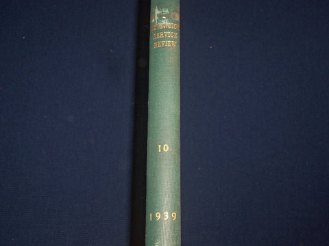 1939 EXTENSIVE REVIEW MAGAZINE BOUND VOLUME NO. 10 - NICE COVERS - KD 3108