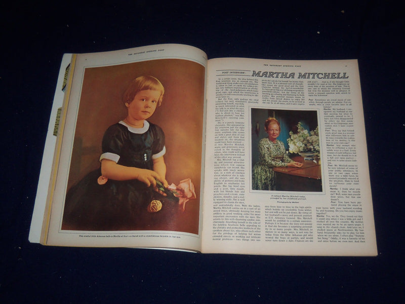 1971 FALL THE SATURDAY EVENING POST MAGAZINE - MARTHA MITCHELL - SP 5748