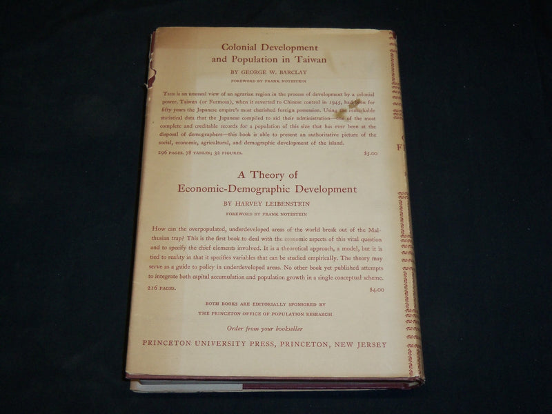 1954 COHORT FERTILITY NATIVE WHITE WOMEN IN U. S. BOOK BY WHELPTON - KD 2761G