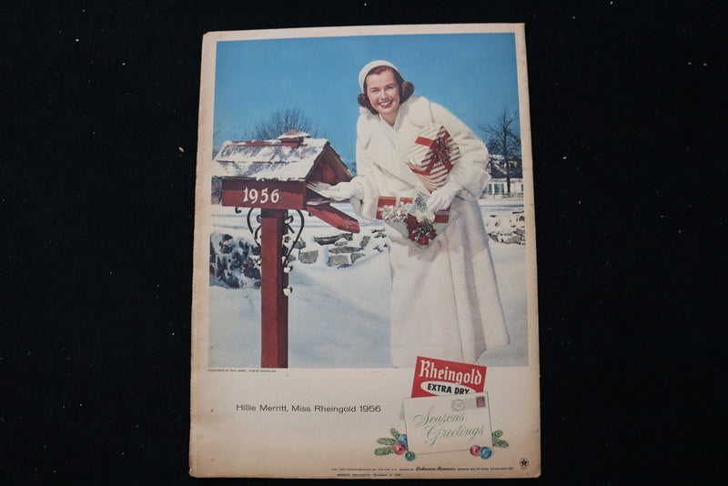 1956 DECEMBER 2 SUNDAY MIRROR MAGAZINE - PIER ANGELI COVER - E 26285