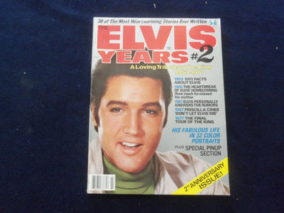 1977 THE ELVIS YEARS #2 MAGAZINE - A LOVING TRIBUTE TO THE KING - SP 5454B