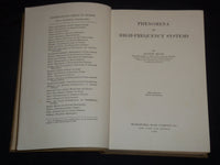 1936 PHENOMENA IN HIGH-FREQUENCY SYSTEMS BOOK BY AUGUST HUND- KD 5294R
