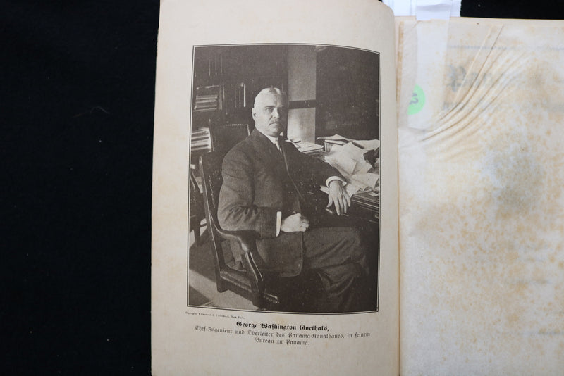 1912 PANAMA KANAL, LAND AND LEUTE HARDCOVER BOOK BY LOUIS WAGNER - KD 9462