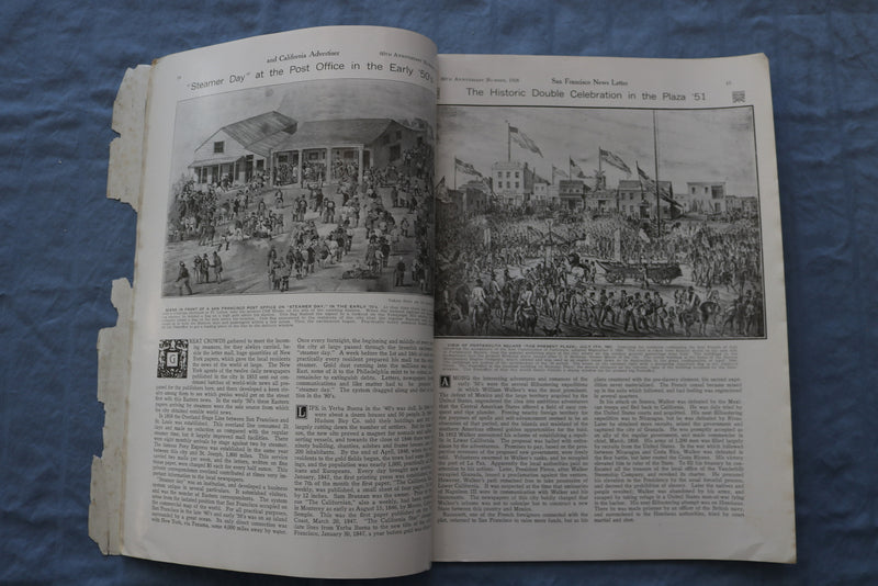 1916 JULY 20 SAN FRANCISCO NEWS LETTER MAGAZINE - 60TH ANNIVERSARY - SP 4785E