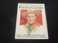 1937 FEBRUARY 6 RADIO GUIDE MAGAZINE - JACK BENNY ILLUSTRATED COVER - SP 9517G