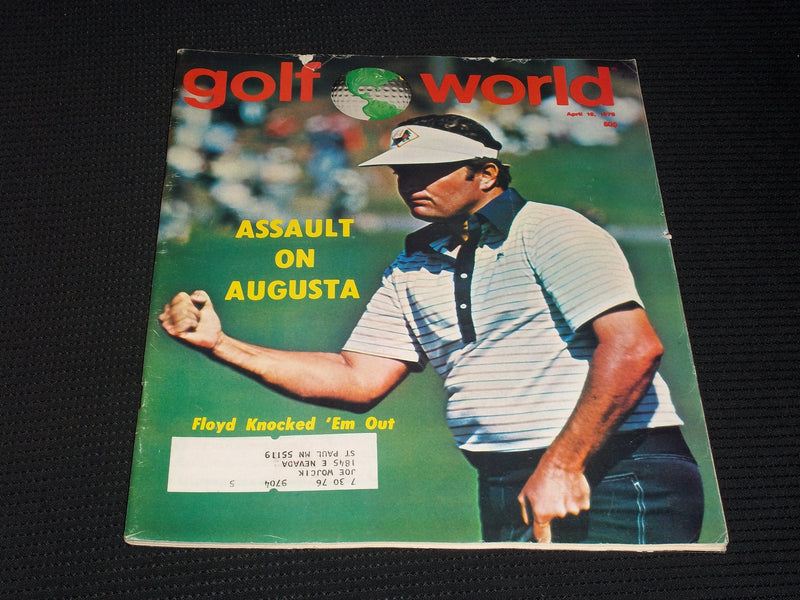 1976 APRIL 16 GOLF WORLD MAGAZINE - RAYMOND FLOYD FRONT COVER - E 6773