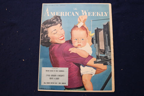 1953 JANUARY 25 AMERICAN WEEKLY MAGAZINE - JANE POWELL AD - E 23241