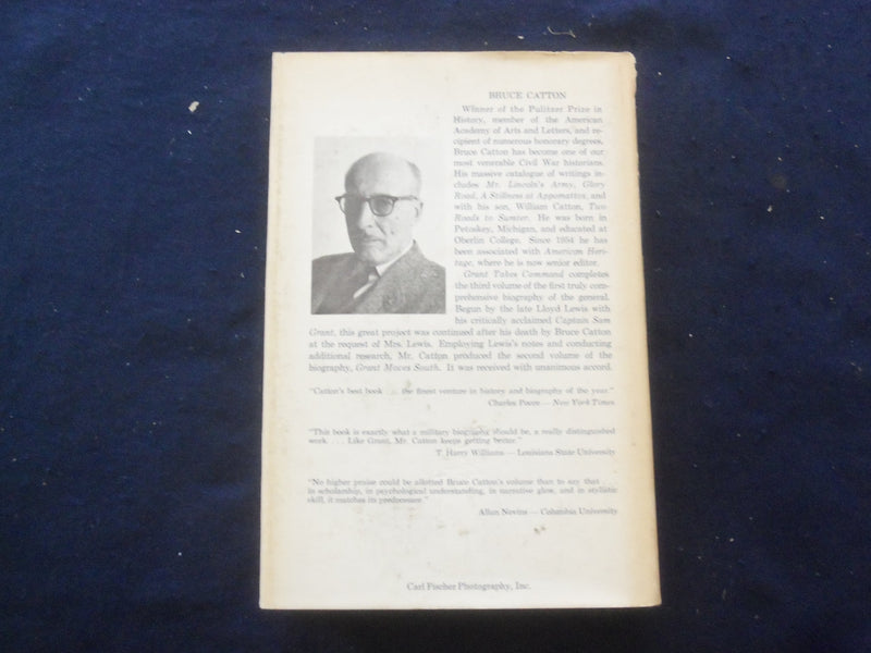 1969 GRANT TAKES COMMAND HARDCOVER BOOK BY BRUCE CATTON - KD 8263