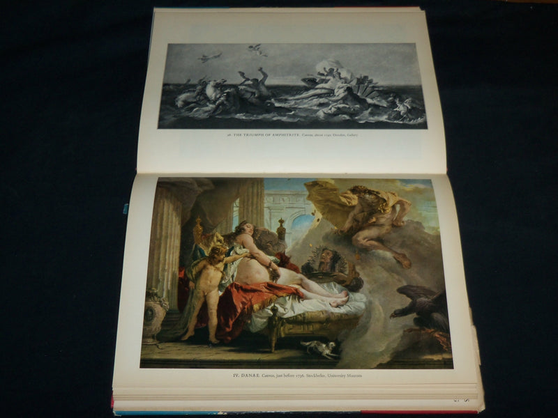 1955 TIEPOLO HIS LIFE AND WORK HARDCOVER BOOK BY ANTONIO MORASSI - R 703O