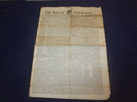 1845 AUGUST 6 & 15 THE SATURDAY EVENING POST - LOT OF 2 - DISRAELI -NP 5064