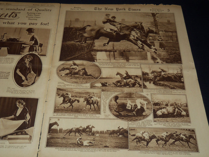 1922 APRIL 16 NEW YORK TIMES PICTURE SECTION - ARTHUR CONAN DOYLE - NT 9476