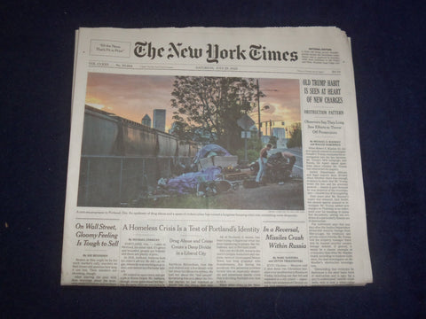 2023 JULY 29 NEW YORK TIMES - OLD TRUMP HABIT IS SEEN AT HEART OF NEW CHARGES