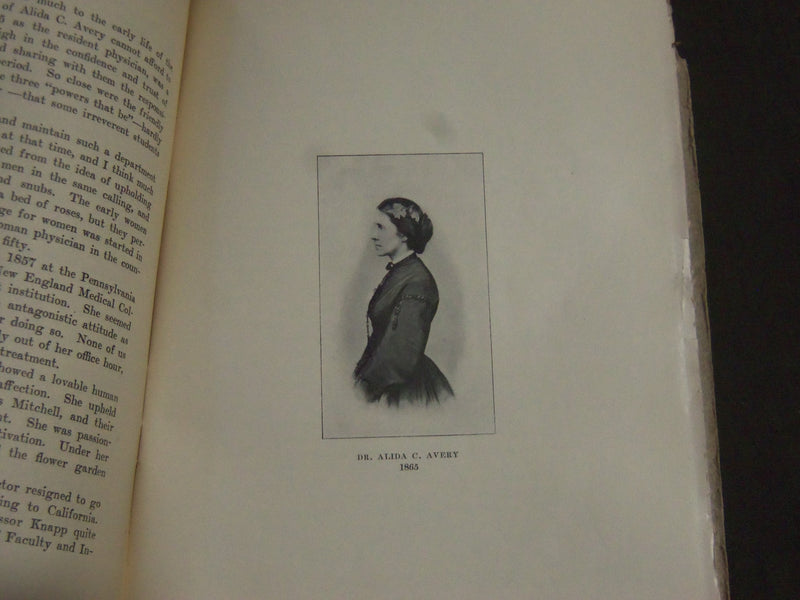 1909 EARLIEST YEARS AT VASSAR FRANCES A. WOOD BOOK - J 2336