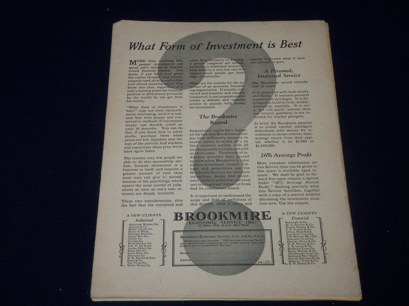 1925 DECEMBER 28 TIME MAGAZINE - JAMES WOLCOTT WADSWORTH JR. COVER - T 52