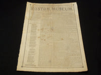 1851 MARCH 8 BOSTON MUSEUM NEWSPAPER - JUDITH BENSADDI SEQUEL - HAYWOOD- NP 9030