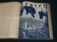 1944 NOV-1945 OCT TRAVEL MAGAZINE BOUND VOLUME - GREAT COVERS - KD 5984