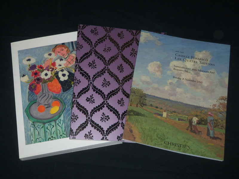 2007 NOV 6 CHRISTIE'S IMPRESSIONIST BOX SET OF 3 - PICASSO - PISSARO - KD 5219