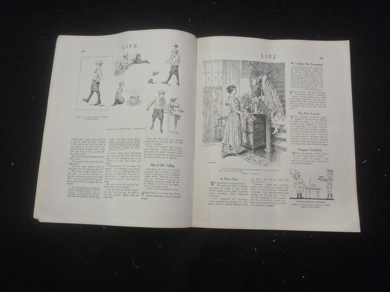 1915 AUGUST 19 LIFE MAGAZINE - MEMORY - L 761U