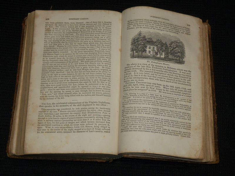 1844 HISTORICAL COLLECTIONS OF THE STATE OF NEW JERSEY BY JOHN BARBER - KD 7355