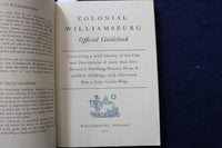 1957 COLONIAL WILLIAMSBURG OFFICIAL GUIDEBOOK & MAP - SOFTCOVER BOOK - K 1396