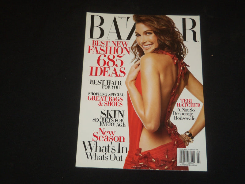 2005 FEBRUARY HARPER'S BAZAAR MAGAZINE - TERI HATCHER COVER - SP 4616