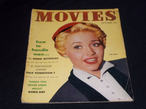 1953 OCTOBER MOVIES MAGAZINE - JANE POWELL FRONT COVER - E 16196