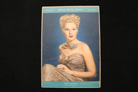 1945 DECEMBER 9 CHICAGO SUNDAY TRIBUNE MAGAZINE - ADELE JERGENS COVER - E 26230