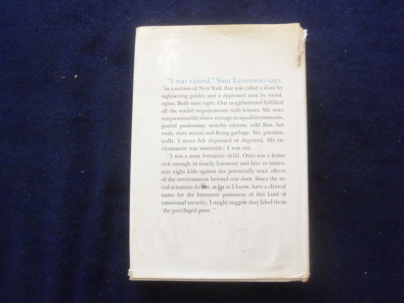 1966 EVERYTHING BUT MONEY HARDCOVER BOOK - INSCRIBED BY SAM LEVINSON - KD 8533