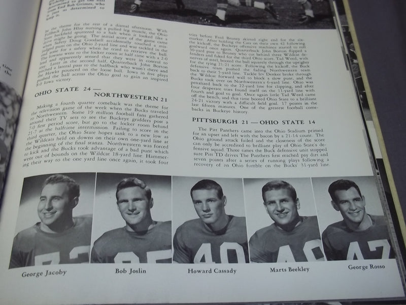1953 MAKIO THE OHIO STATE UNIVERSITY YEARBOOK - JESSE OWENS & CASSADY - YB 1733